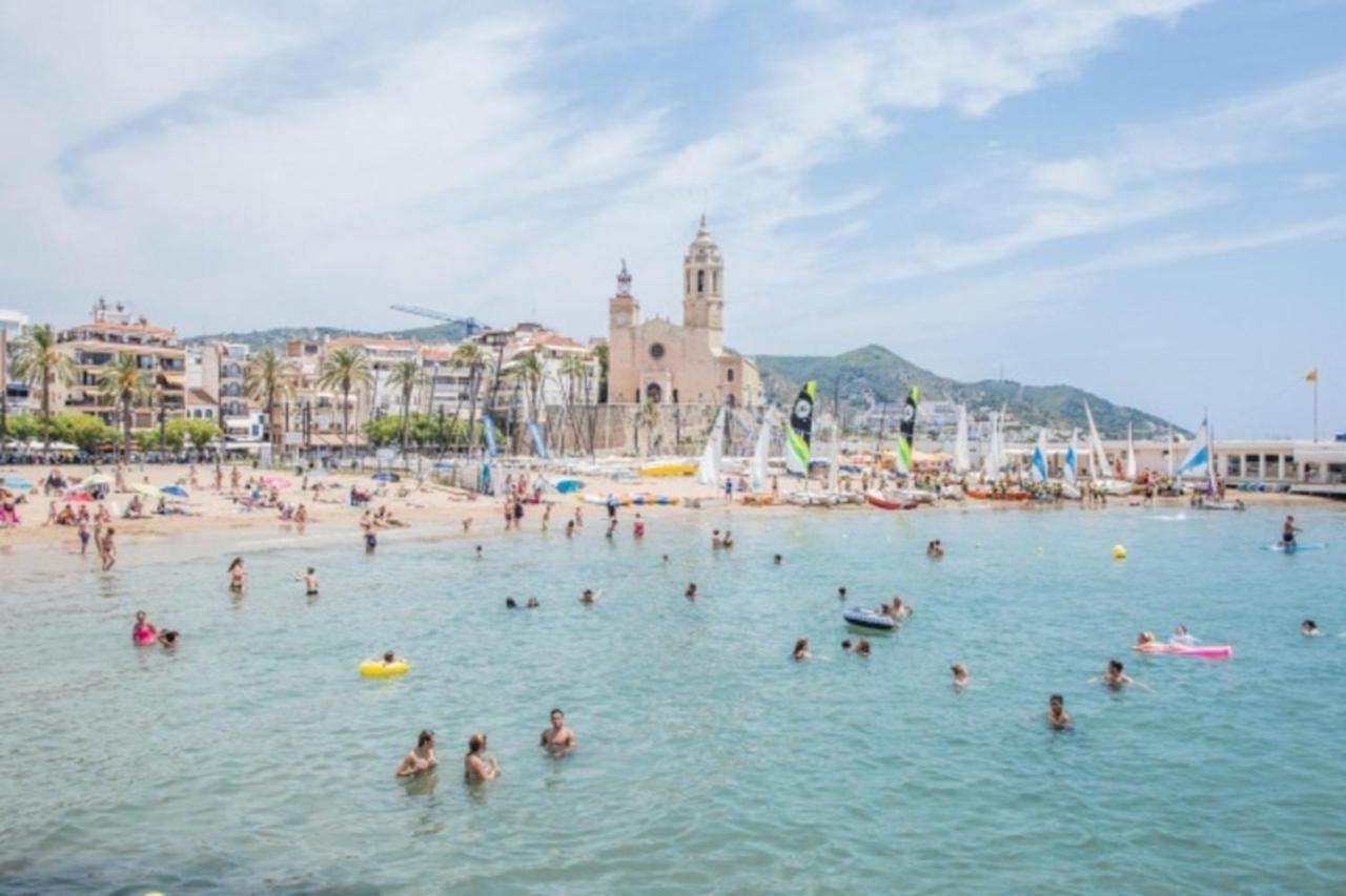 Sol&Relax en centro, Sitges. Appartement Buitenkant foto